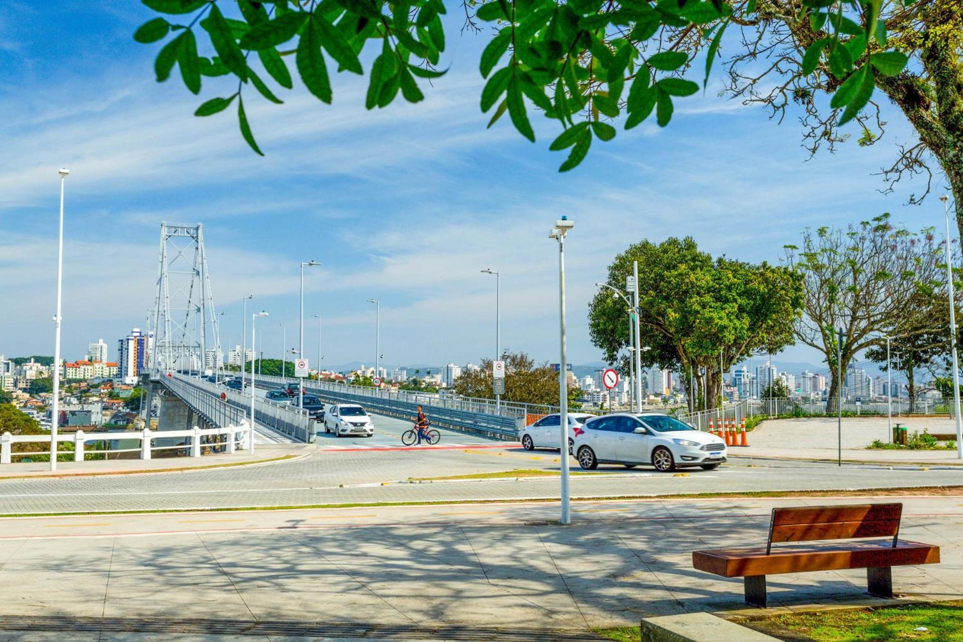 Apto confortável e bem localizado no Centro de Floripa P1254 Florianópolis Esterno foto