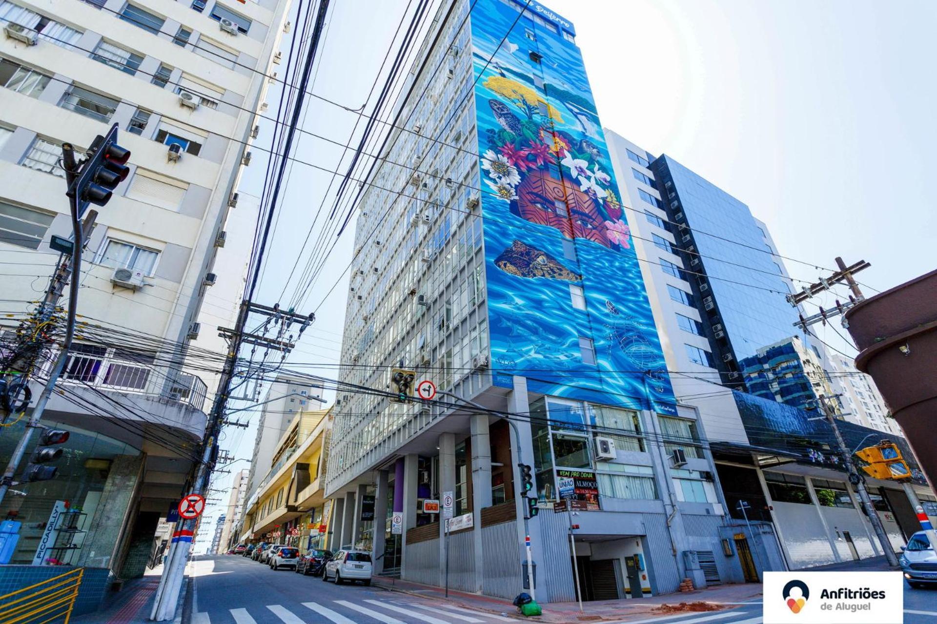 Apto confortável e bem localizado no Centro de Floripa P1254 Florianópolis Esterno foto